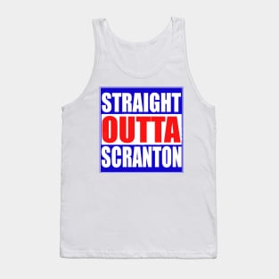 Congratulations President Biden Straight Outta Scranton Sticker Tank Top